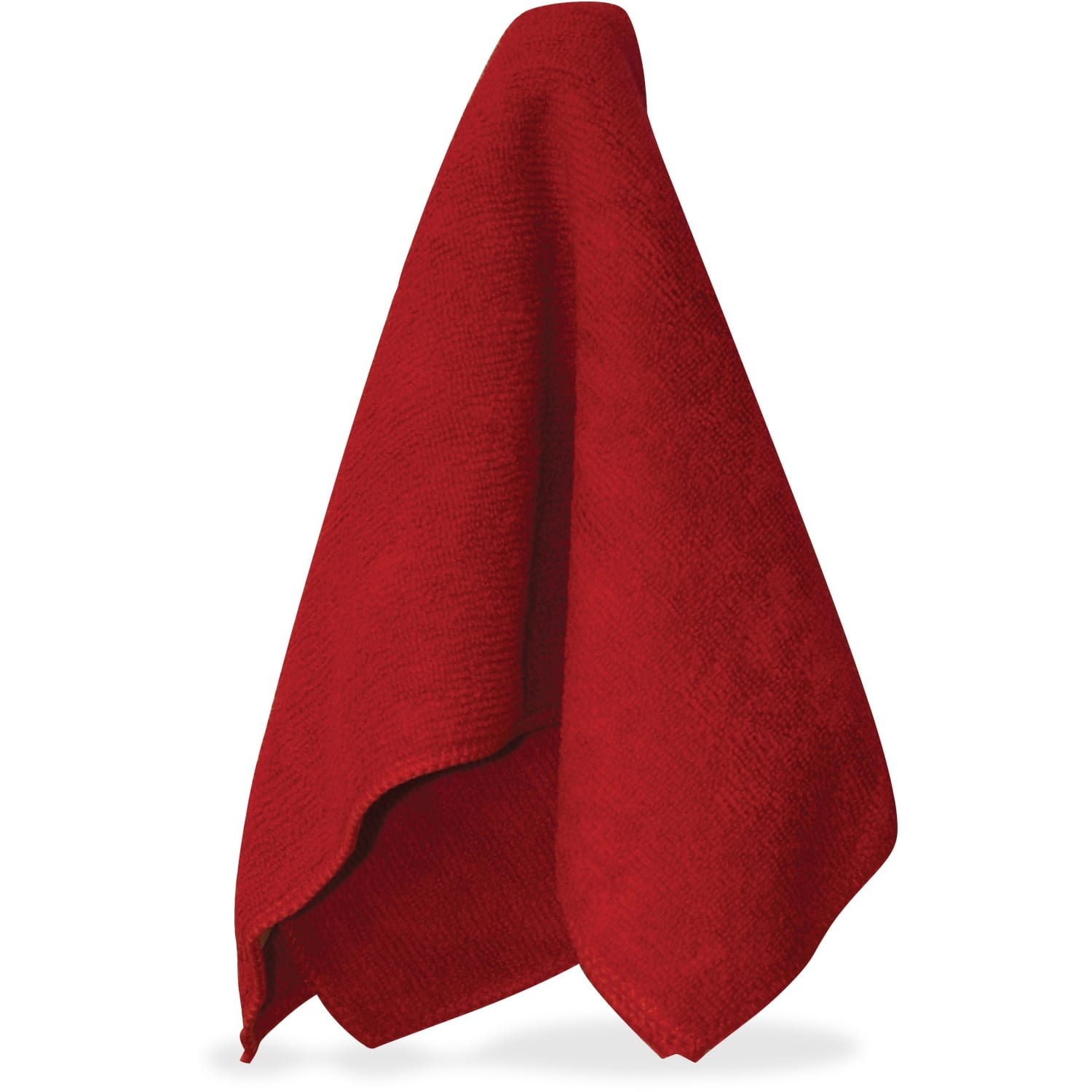 Impact Red Microfiber Cleaning Cloths - For Multipurpose - 16in Length x 16in Width - Red - 12 / Bag - Image 3