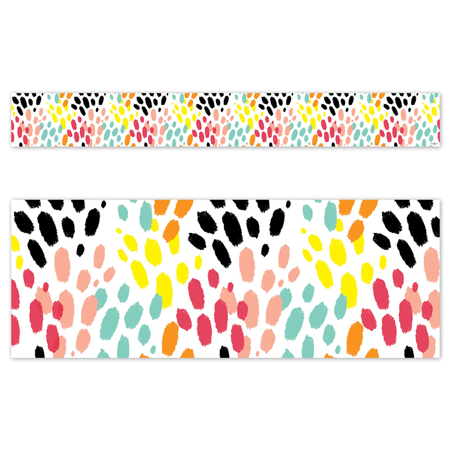 Creative Teaching Press EZ Borders, Jungle Friends Messy Tracks, 24 Borders Per Pack, Set Of 3 Packs - Image 3