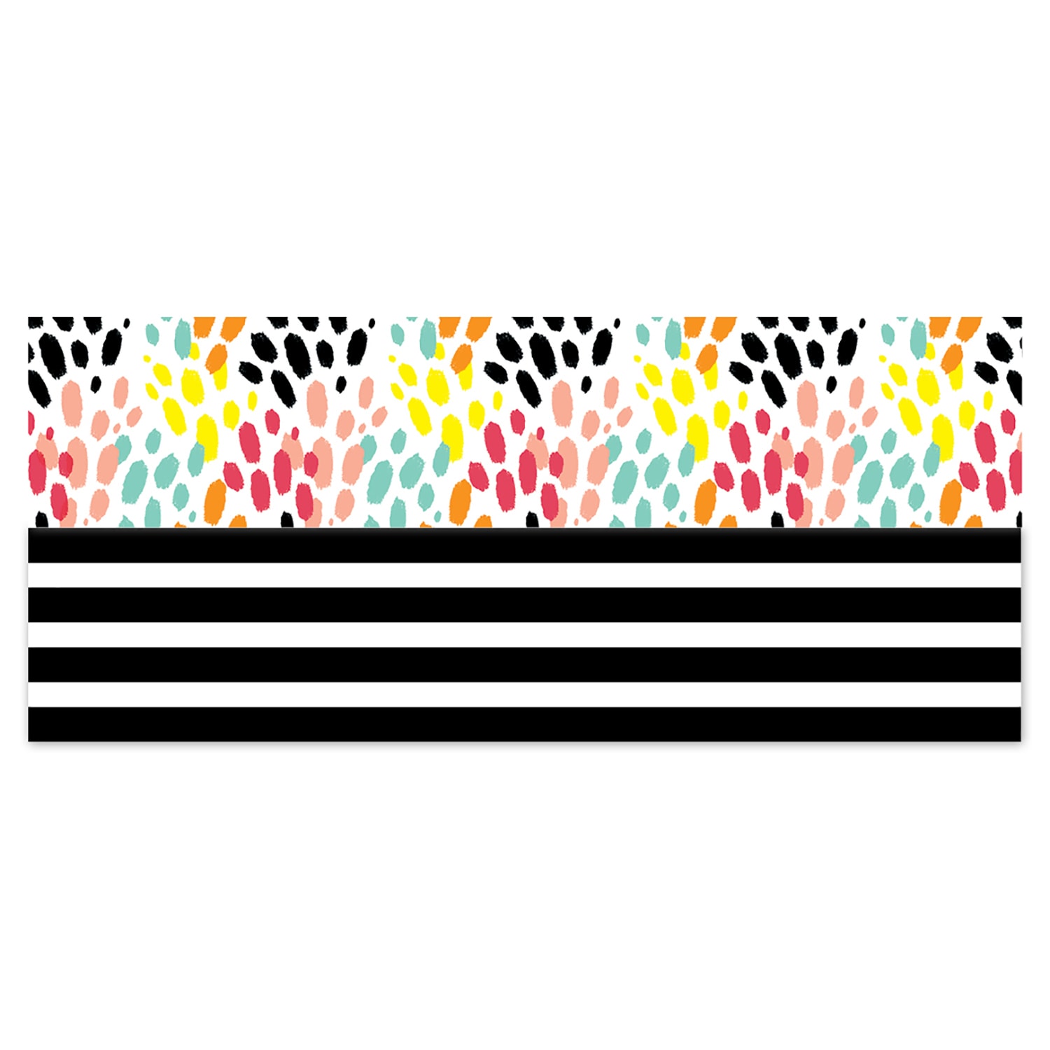 Creative Teaching Press EZ Borders, Jungle Friends Messy Tracks, 24 Borders Per Pack, Set Of 3 Packs - Image 5