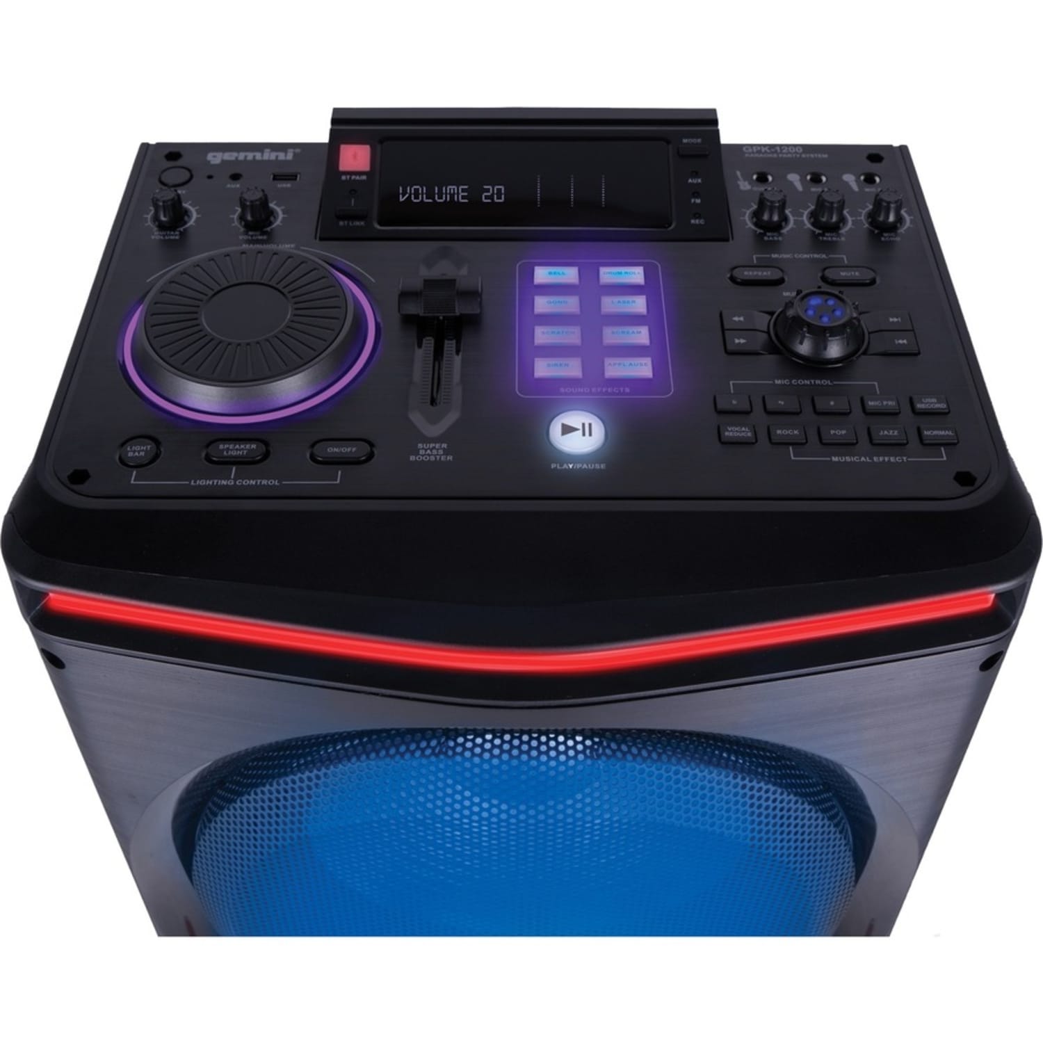 gemini GPK 1200: Home Karaoke Party Speaker - Image 4
