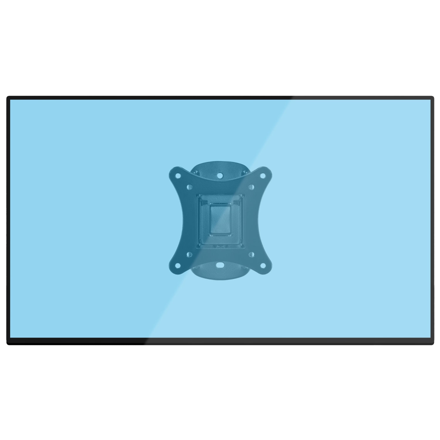 Mount-It! Single Stud Tilt And Swivel TV Wall Mount For Screens Up To 32in, 2-3/4inH x 5inW x 6inD, Black - Image 3
