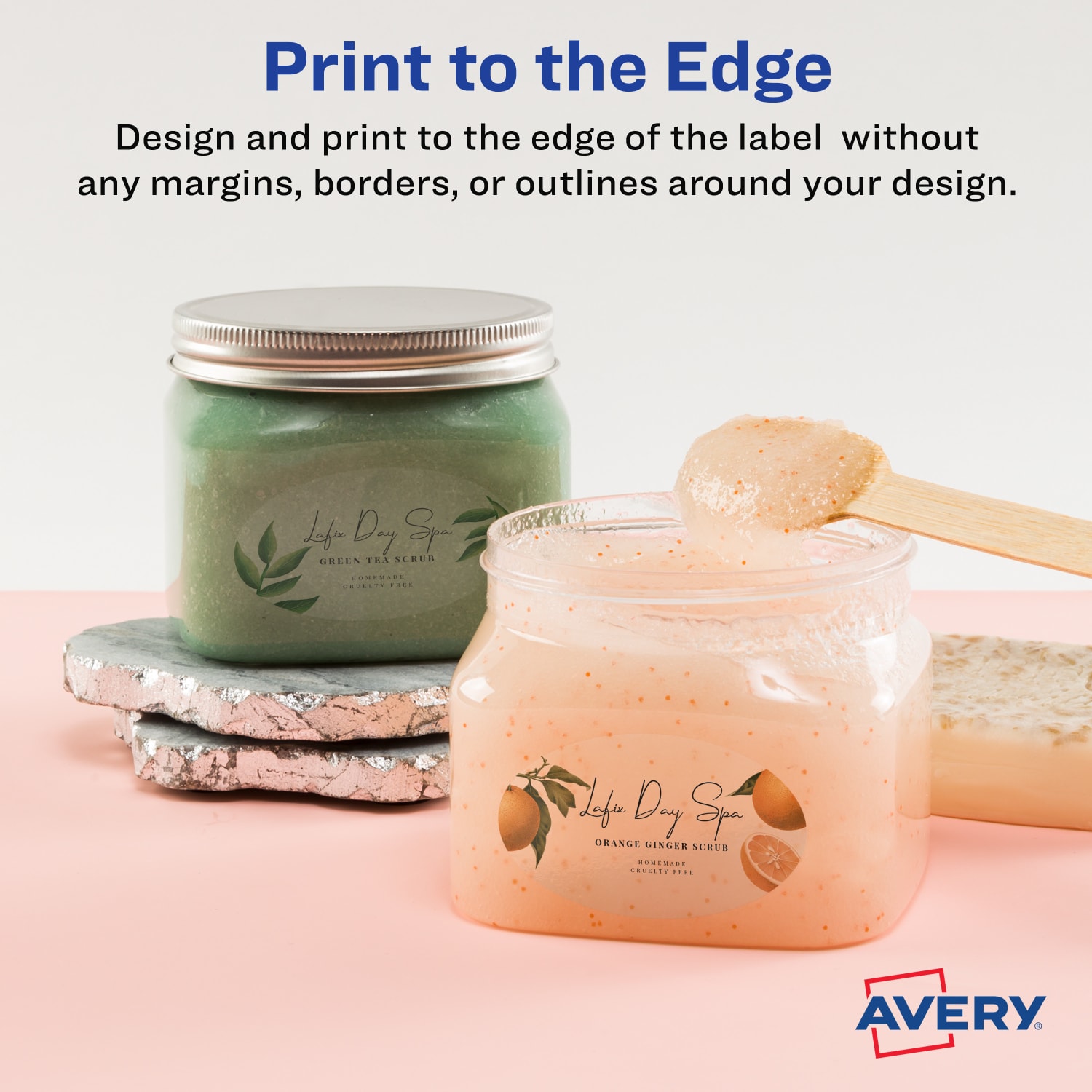 Avery Print-to-the-Edge Labels With Sure Feed Technology, 22854, Oval, 1.5in x 2.5in, Glossy Crystal Clear, Pack Of 180 Customizable Labels - Image 5