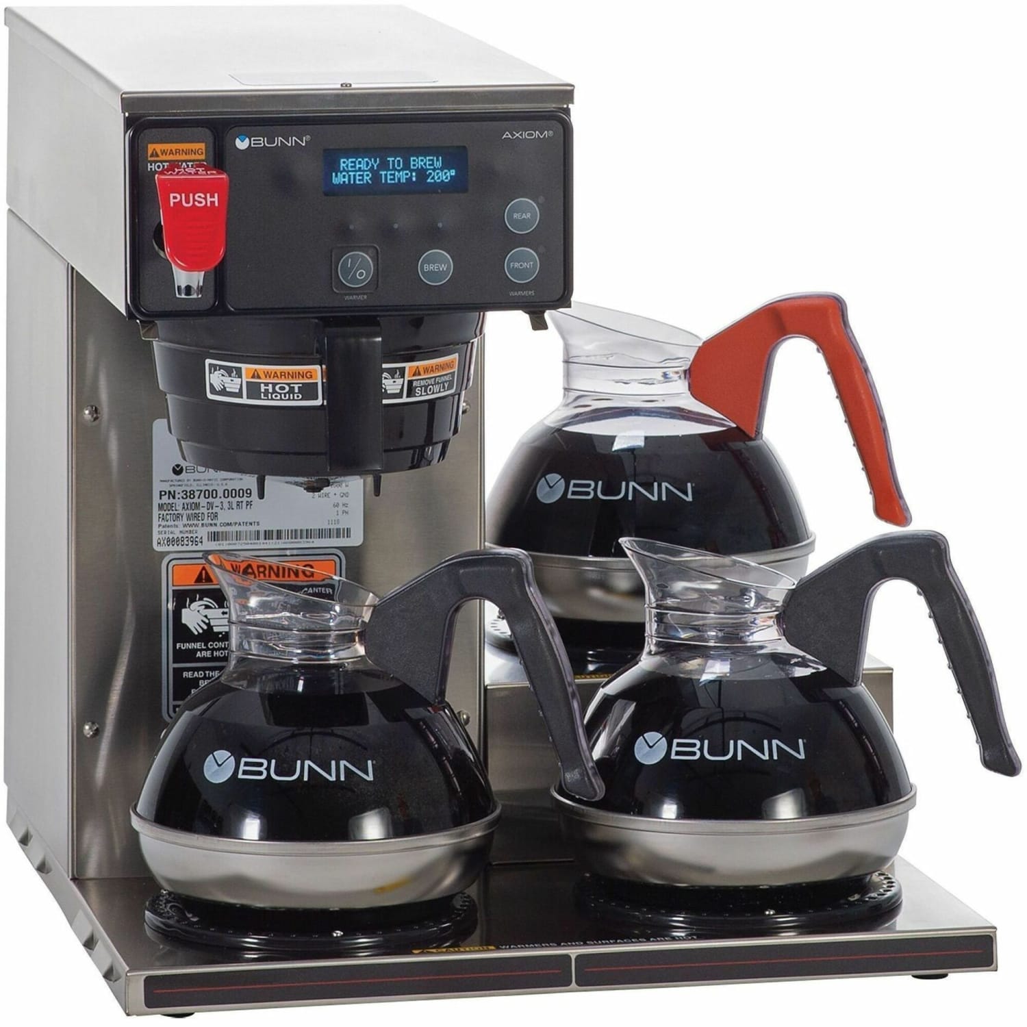 Bunn 12-Cup Digital 3-Warmer Commercial Brewer - Image 3