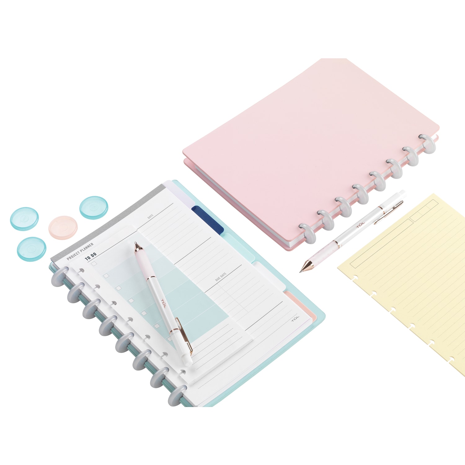 TUL Discbound Notebook Task Pads, To Do Pack, 3in x 7-1/2in, 50 Sheets, Mint - Image 3