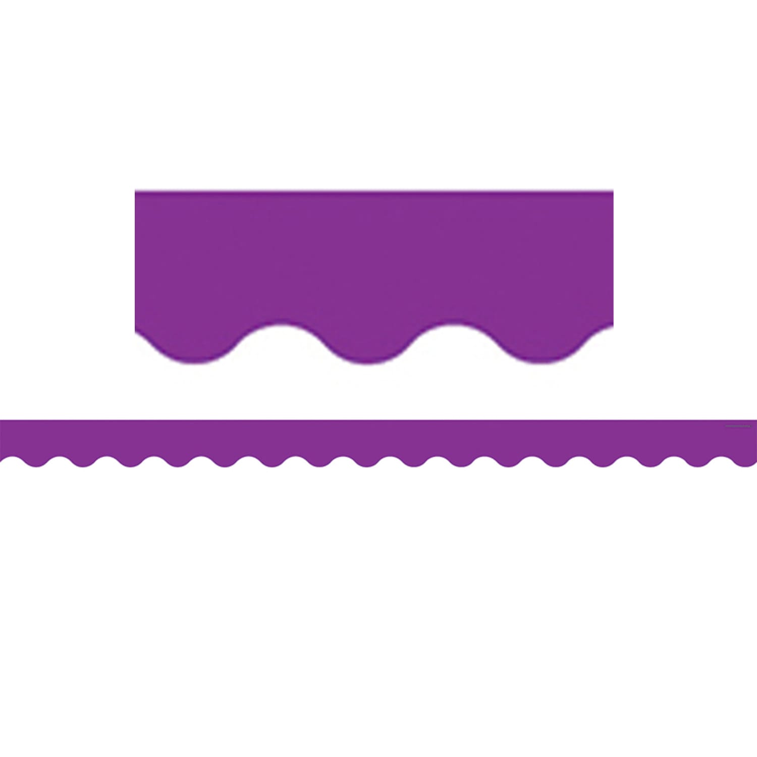 Teacher Created Resources Scalloped Border Trim Packs, 35', Purple, Set Of 6 Packs - Image 3