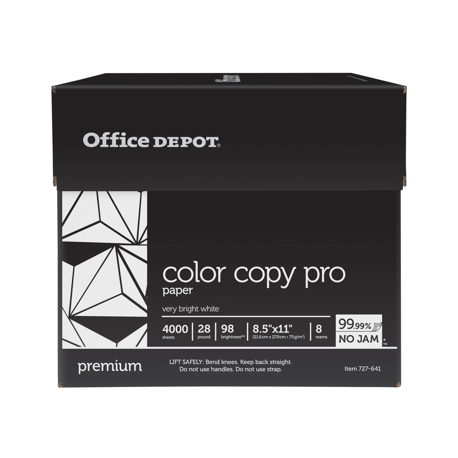 Office Depot Color Copy Paper, 8 Reams, White, Letter (8.5in x 11in), 4000 Sheets Per Case, 28 Lb, 98 Brightness - Image 4