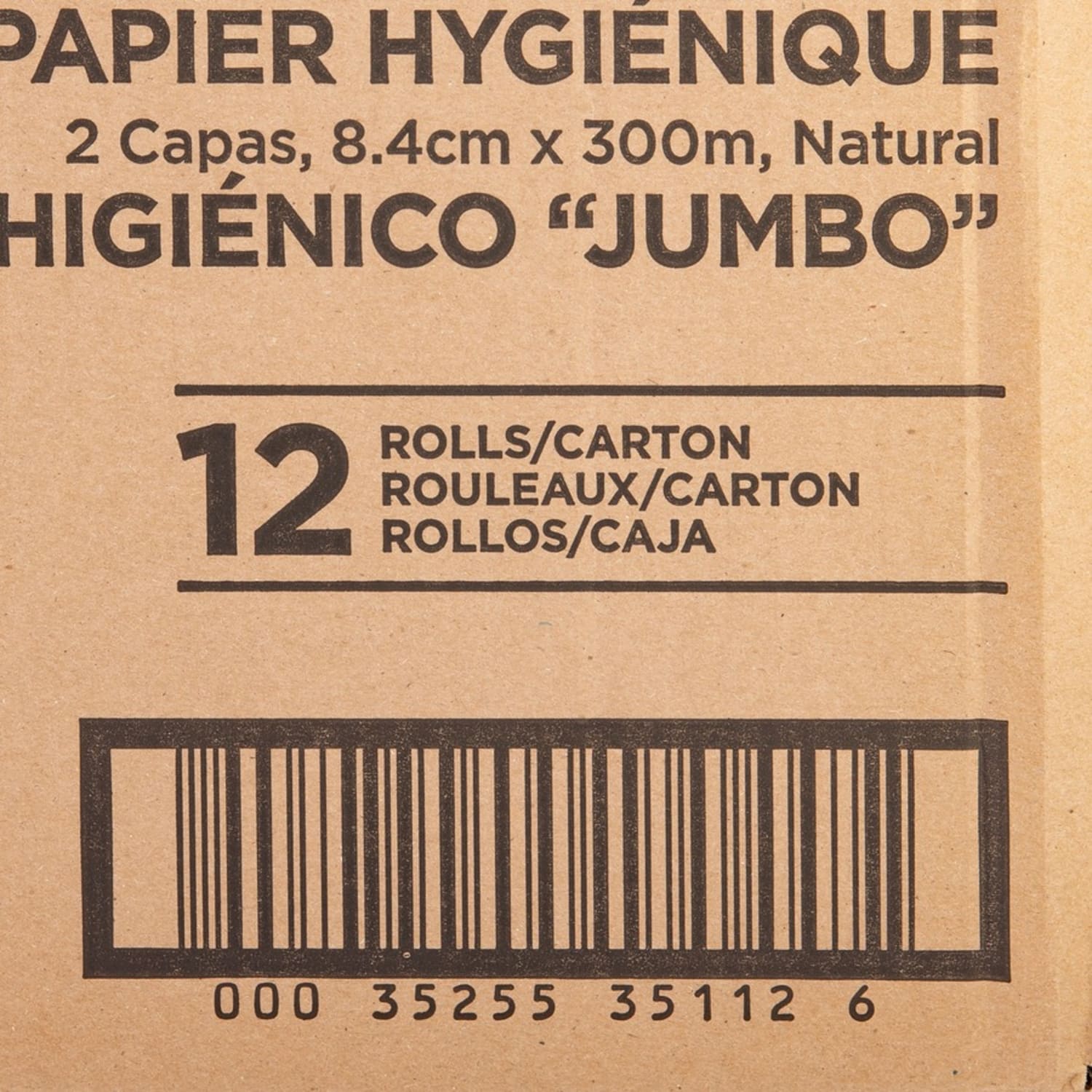 Genuine Joe Jumbo Jr Dispenser Bath Tissue Roll - 2 Ply - 3.30in Width x 1000 ft Length - 8.88in Roll Diameter - White - Fiber - 12 / Carton - Image 6