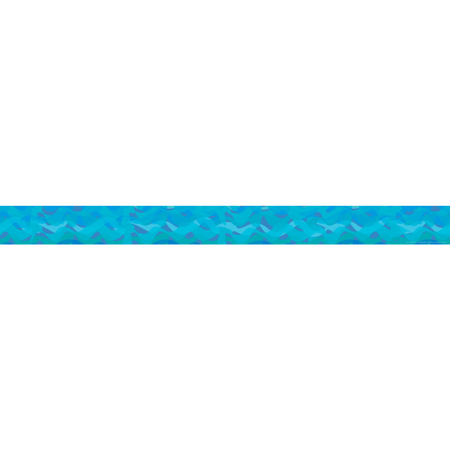Barker Creek Double-Sided Straight-Edge Border Strips, Kai Ola Sea Turtles, 3in x 35in, Set Of 36 Strips - Image 5