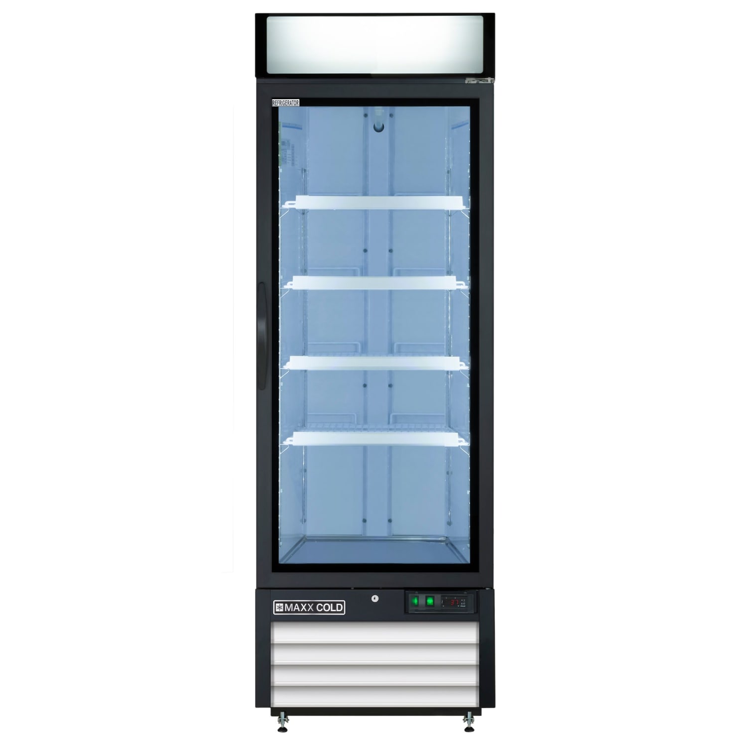 Edgecraft Maxx Cold 23 Cu. Ft. Merchandiser Refrigerator, Silver - Image 3