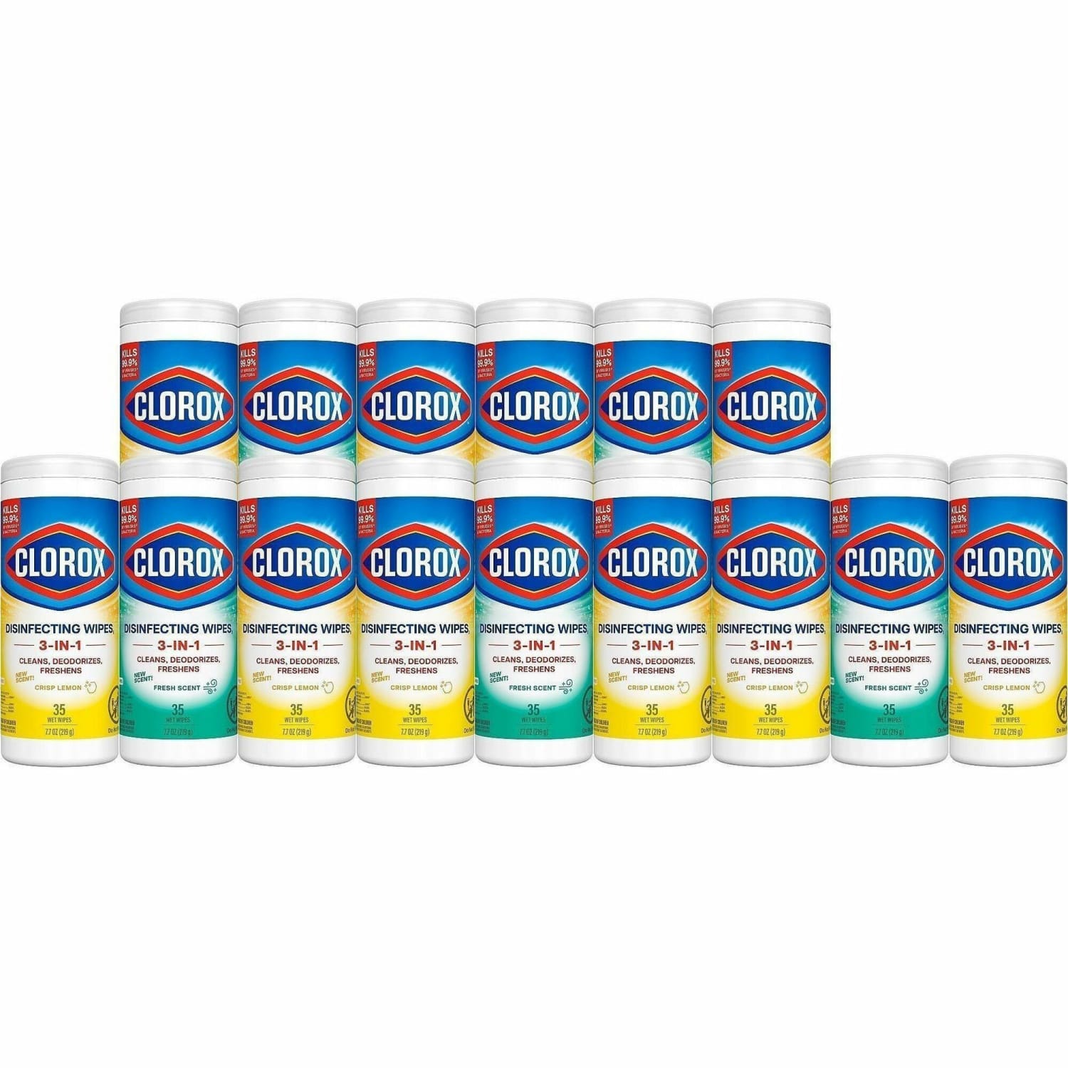 Clorox Disinfecting Wipes Value Packs, Citrus Blend Scent, 35 Wipes Per Canister, Case Of 15 Canisters - Image 4