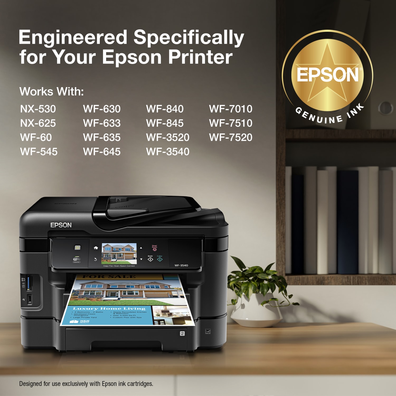 Epson 127 DuraBrite Ultra Yellow Ink Cartridge, T127420-S - Image 3