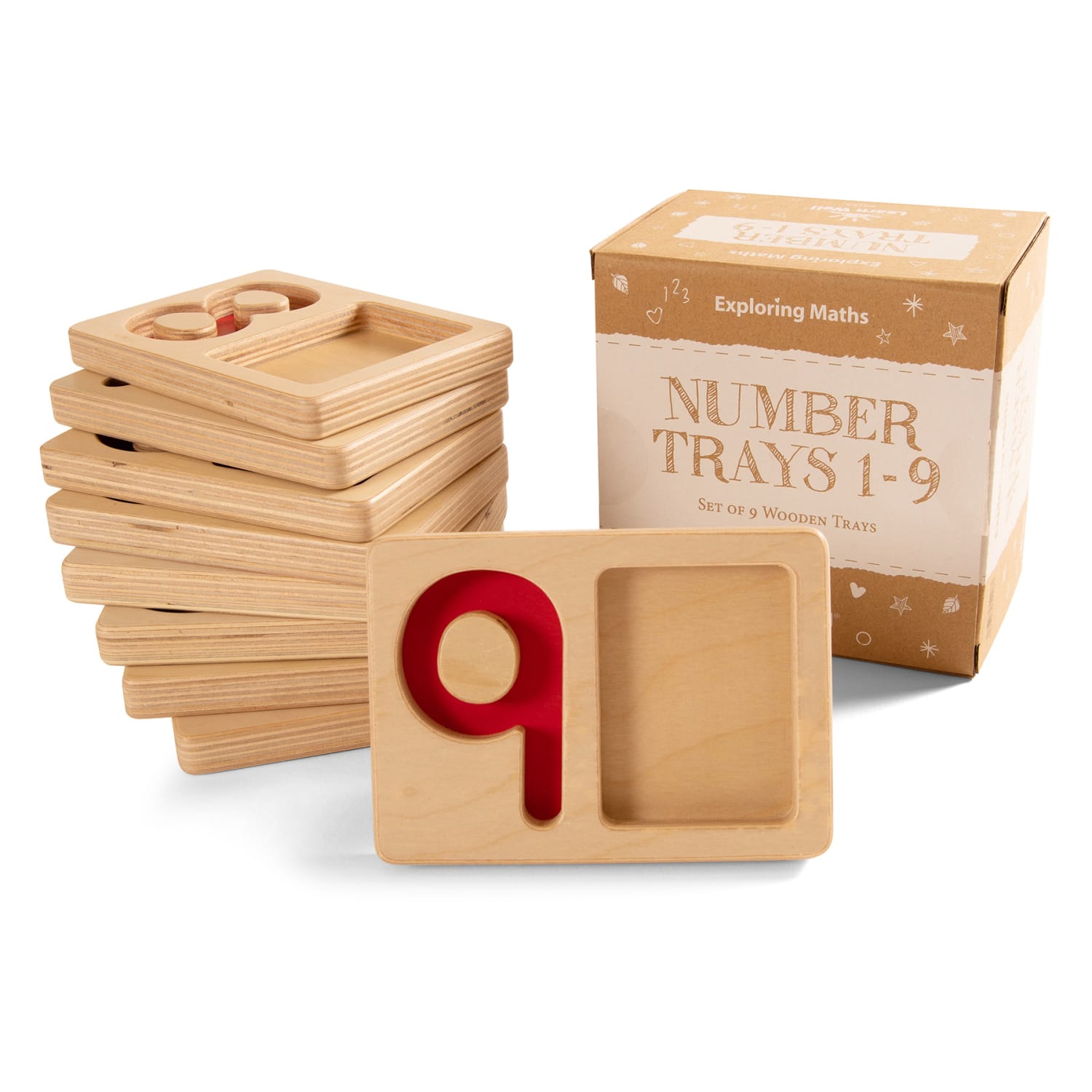 Learn Well Number Trays 1-9 - Image 3