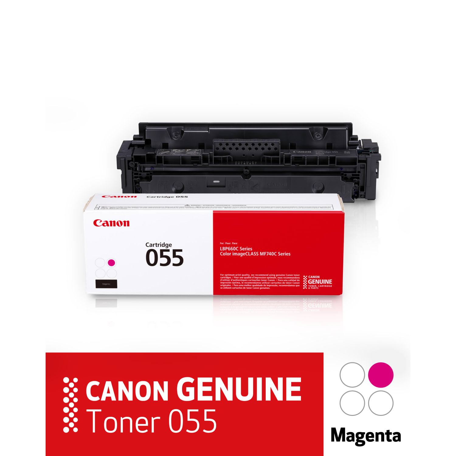 Canon 055 Magenta Toner Cartridge, 3014C001 - Image 4