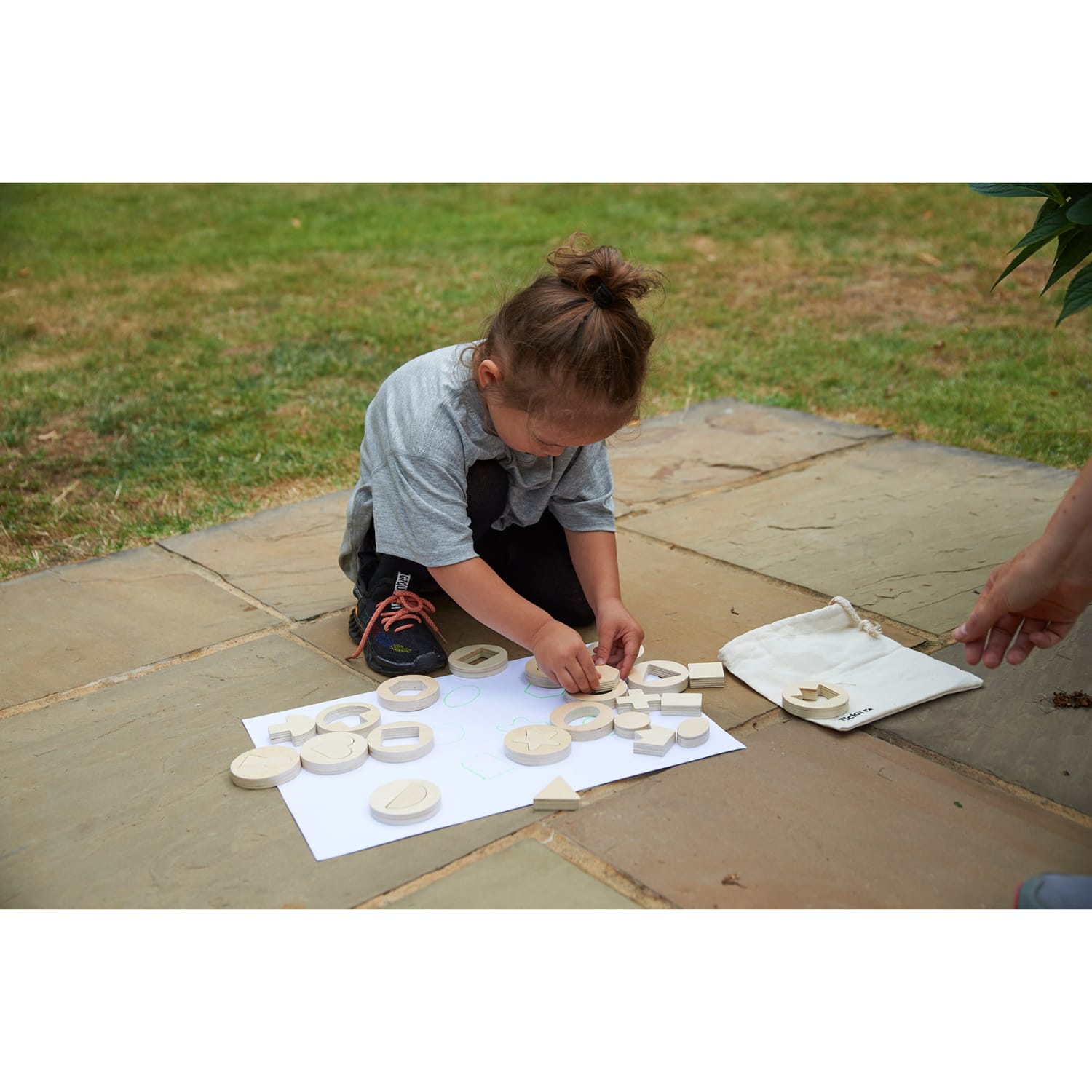 Tickit Inside Outside Wooden Shapes - Image 6