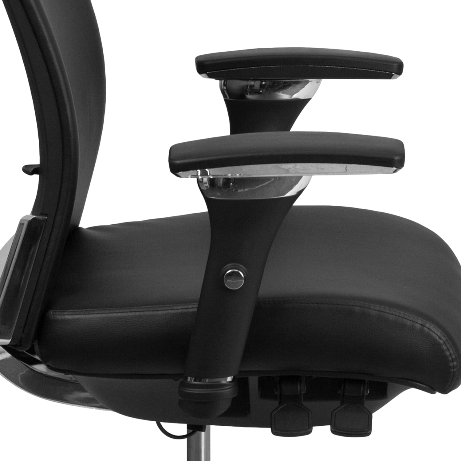 Flash Furniture HERCULES Series 247 IntensiveUse Ergonomic MidBack Executive Multifunction Office Chair Black LeatherSoftGray GOWY857 PopularChairscom Flash Furniture HERCULES Series 247 Intensive Use Ergonomic Mid Back Executive Multifunction Office Chair Black LeatherSoftGray GOWY857 PopularChairscom