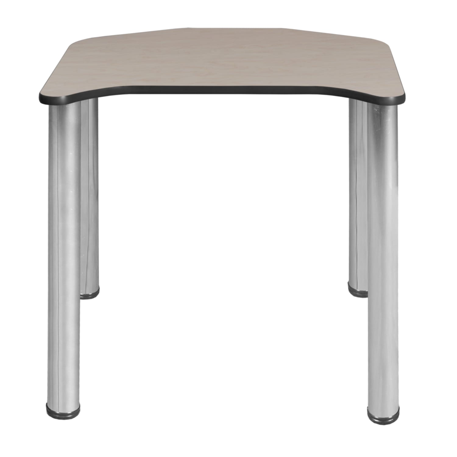 Regency Ferris 26inW Student Activity Desk, Maple/Chrome - Image 5
