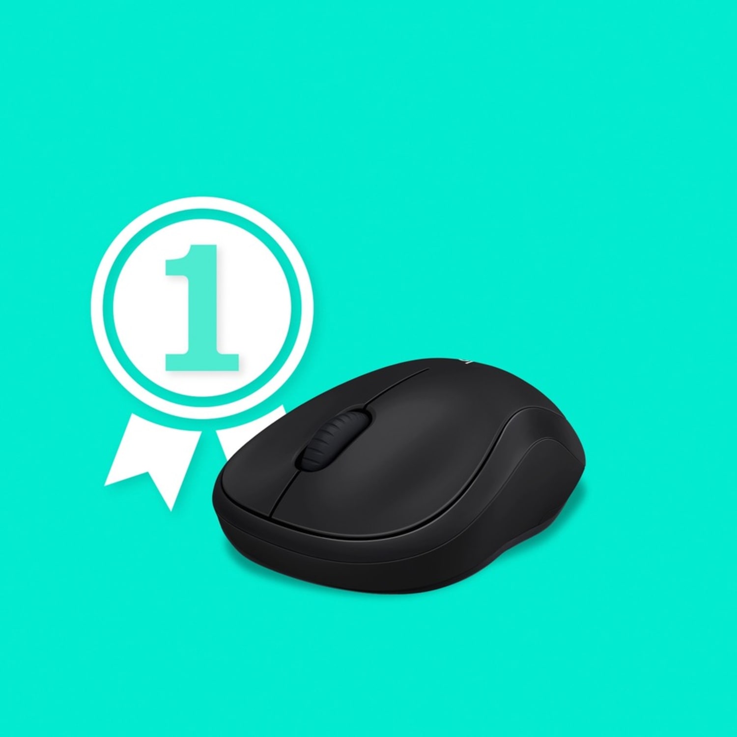 Logitech M185 Wireless Mouse - Optical - Wireless - Radio Frequency - 2.40 GHz - Gray - USB - 1000 dpi - Scroll Wheel - 3 Button(s) - Symmetrical - 1 Each - Image 3