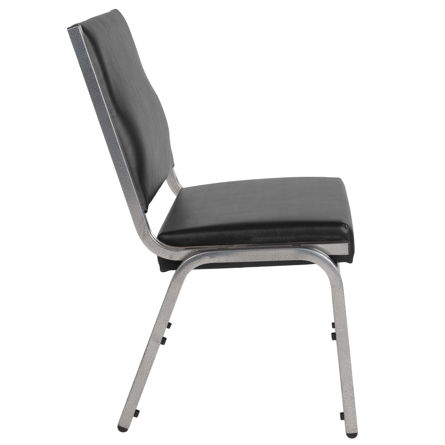 Flash Furniture HERCULES Bariatric Medical Reception Chair With Antimicrobial Protection BlackSilver PopularChairscom