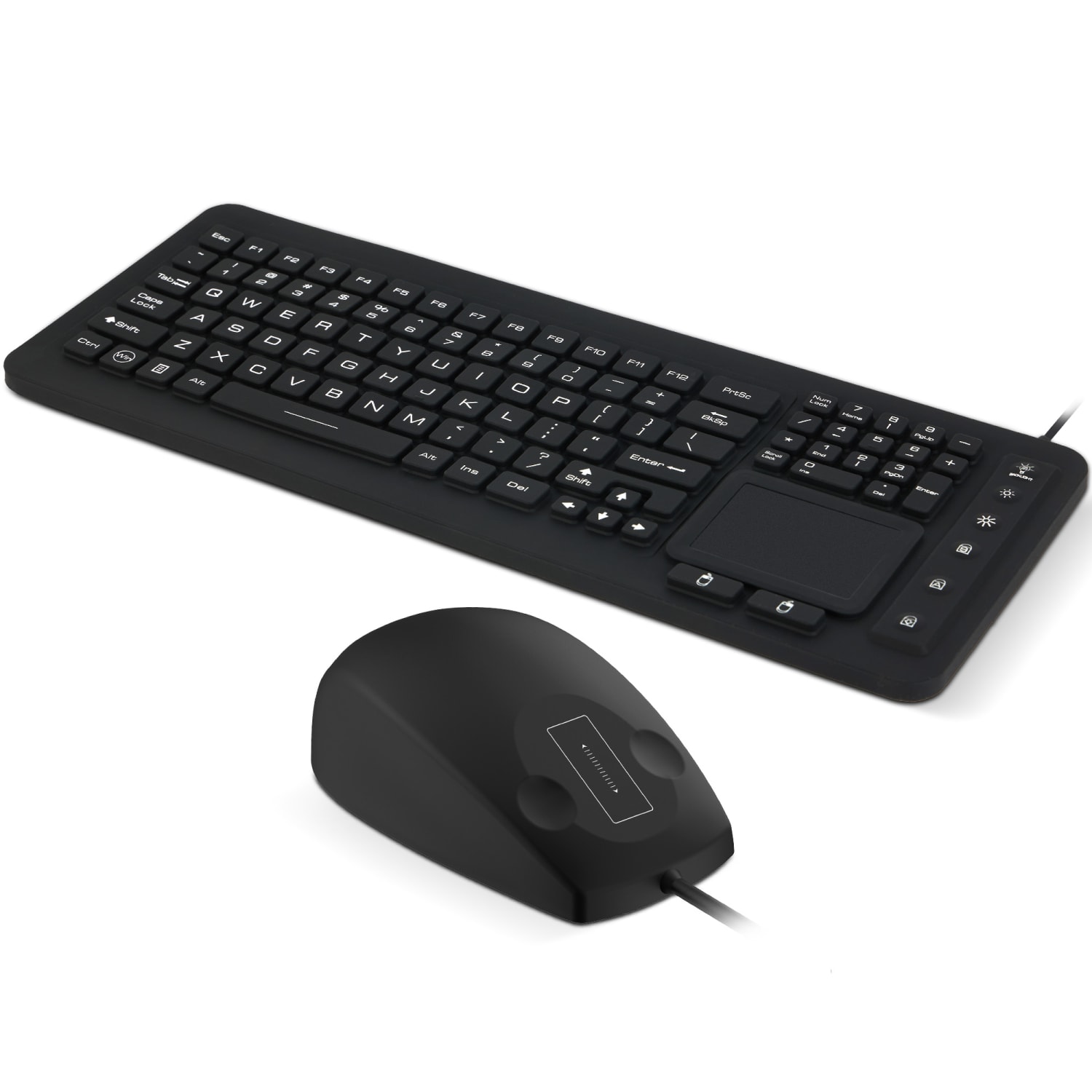 Delton M70/M41 Wired Keyboard with Mouse Combo, Black, Total Qty 1