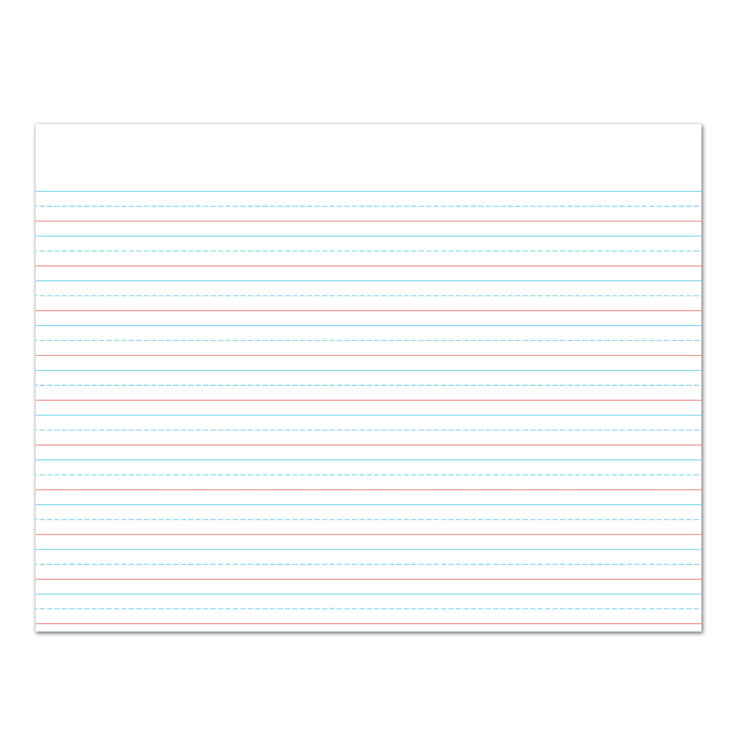 C-Line Letters & Learn Handwriting Tablet, 11in x 8-1/2in, 40 Sheets, Pack Of 6 - Image 4