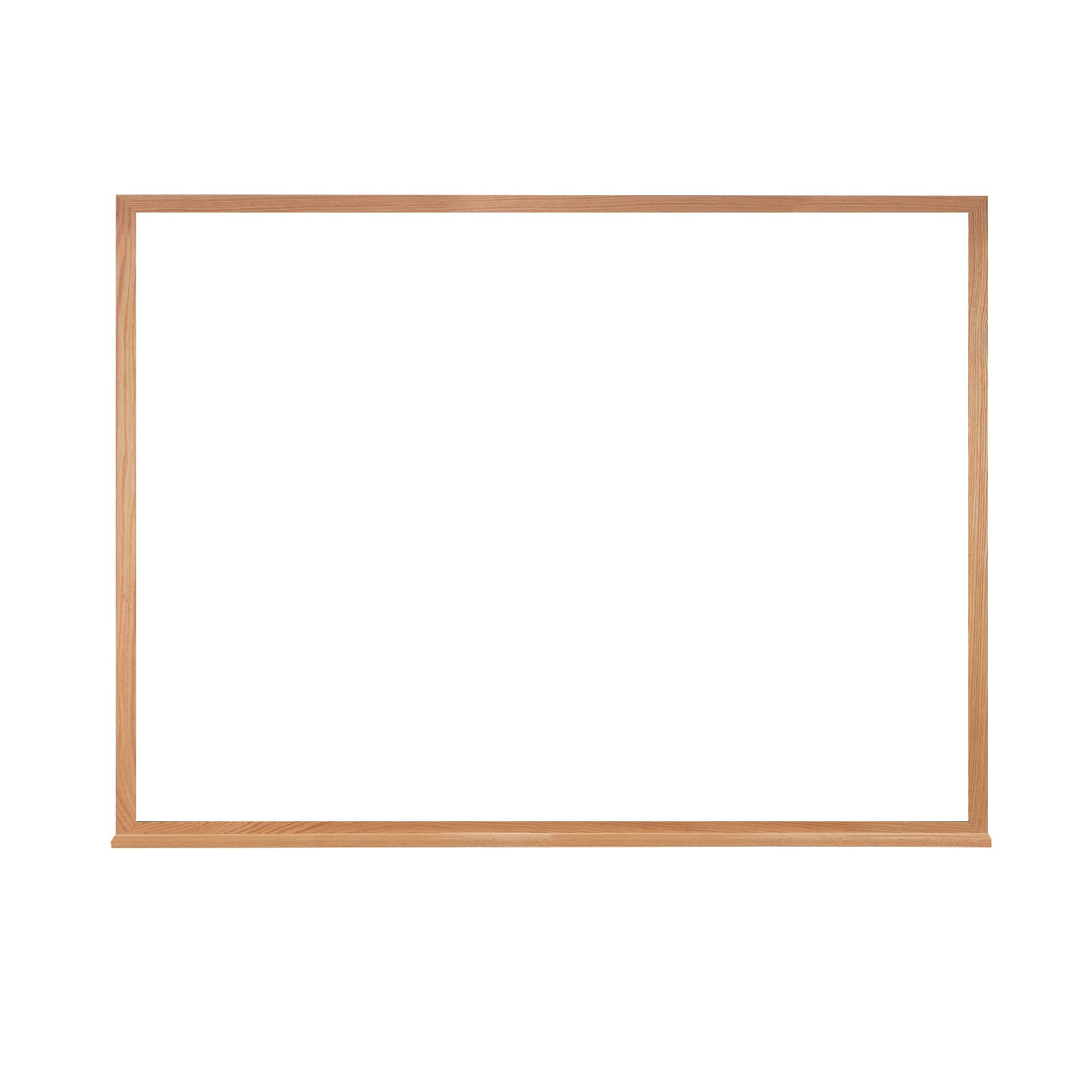 Ghent M2W Non-Magnetic Dry-Erase Whiteboard, Porcelain, 36in x 46 1/2in, Oak Wood Frame, Natural Finish - Image 3