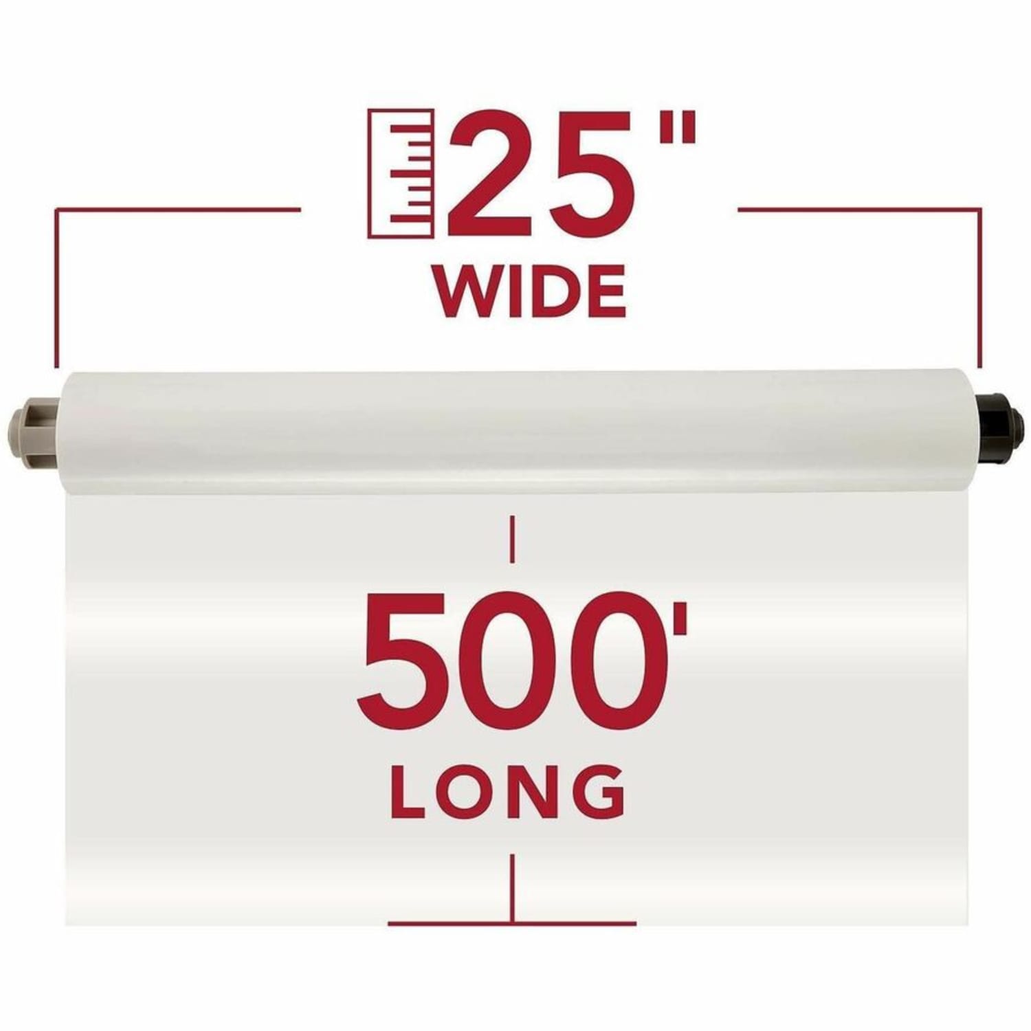 GBC EZLoad NAP II Low Temp Laminating 1/64 mil 500' Film Rolls, Clear, Pack Of 2 Rolls - Image 3