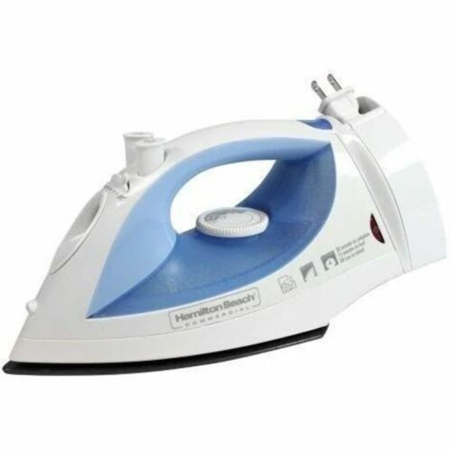 Hamilton Beach Mid-Size Nonstick Hospitality Iron With Retractable Cord, White, 12-3/16in x 5-3/4in x 5-3/16in, Total Qty 1 - Image 3