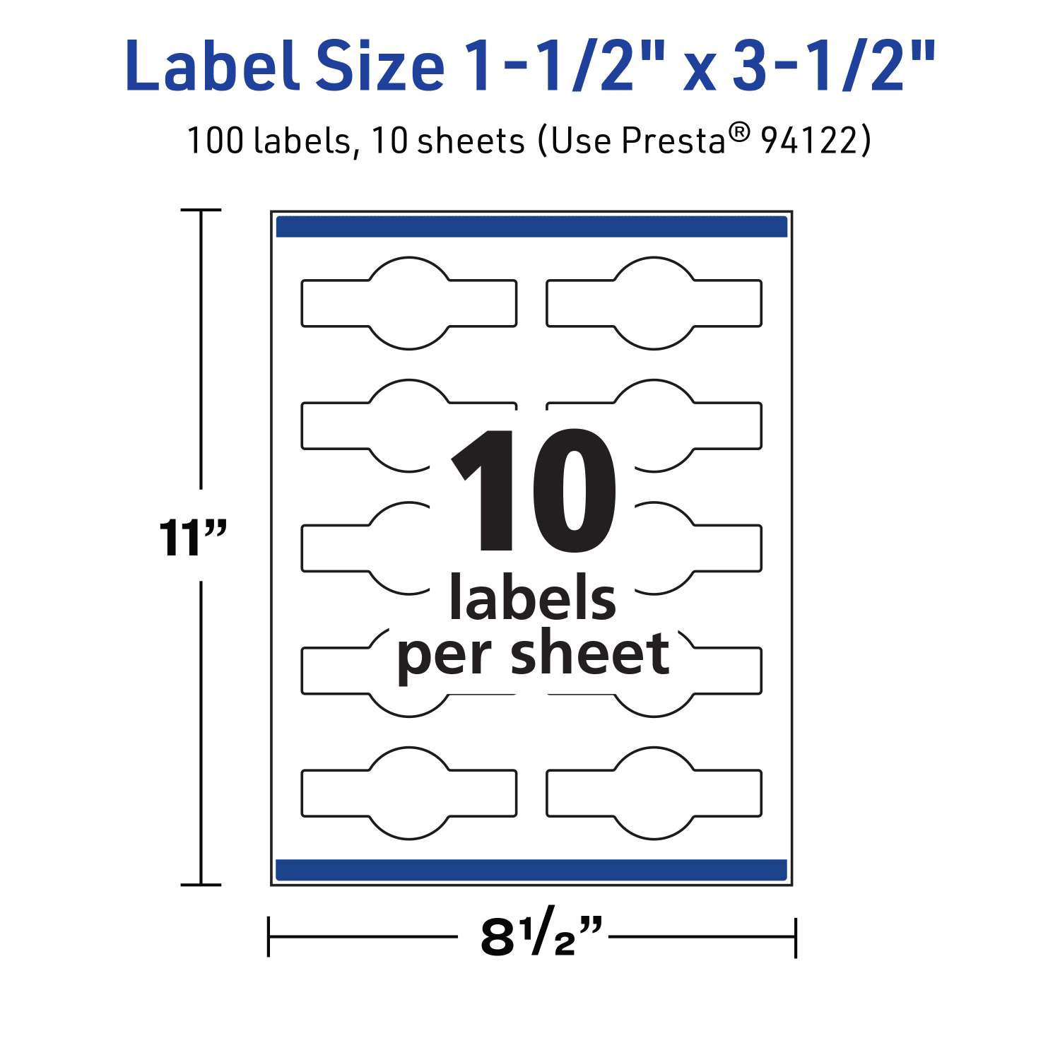 Avery Print-To-The-Edge TrueBlock Labels With Sure Feed, 94122-TWMP10, Cigar, 1-1/2in x 3-1/2in, Matte White, Pack Of 100 - Image 6