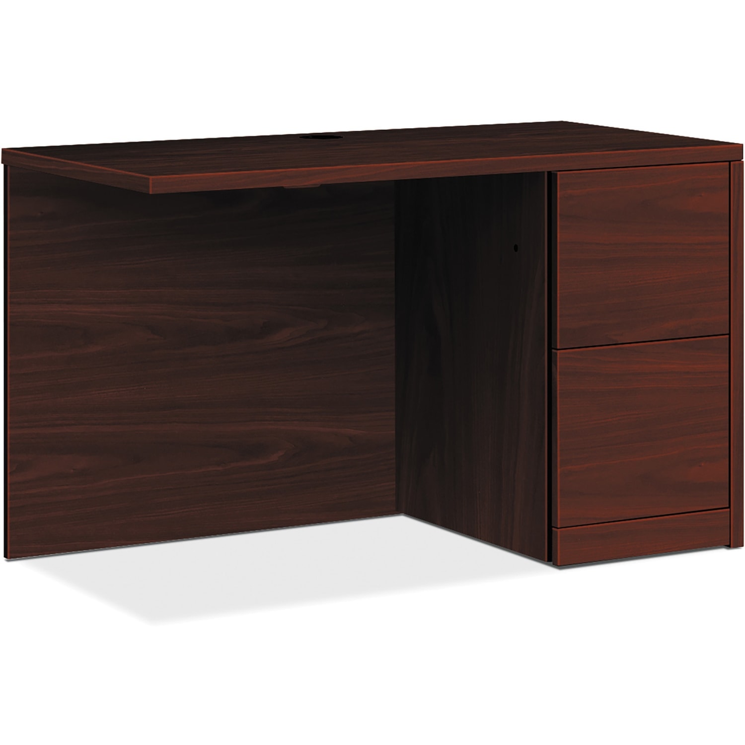 HON 10500 42in Desk Return, Mahogany - Image 3