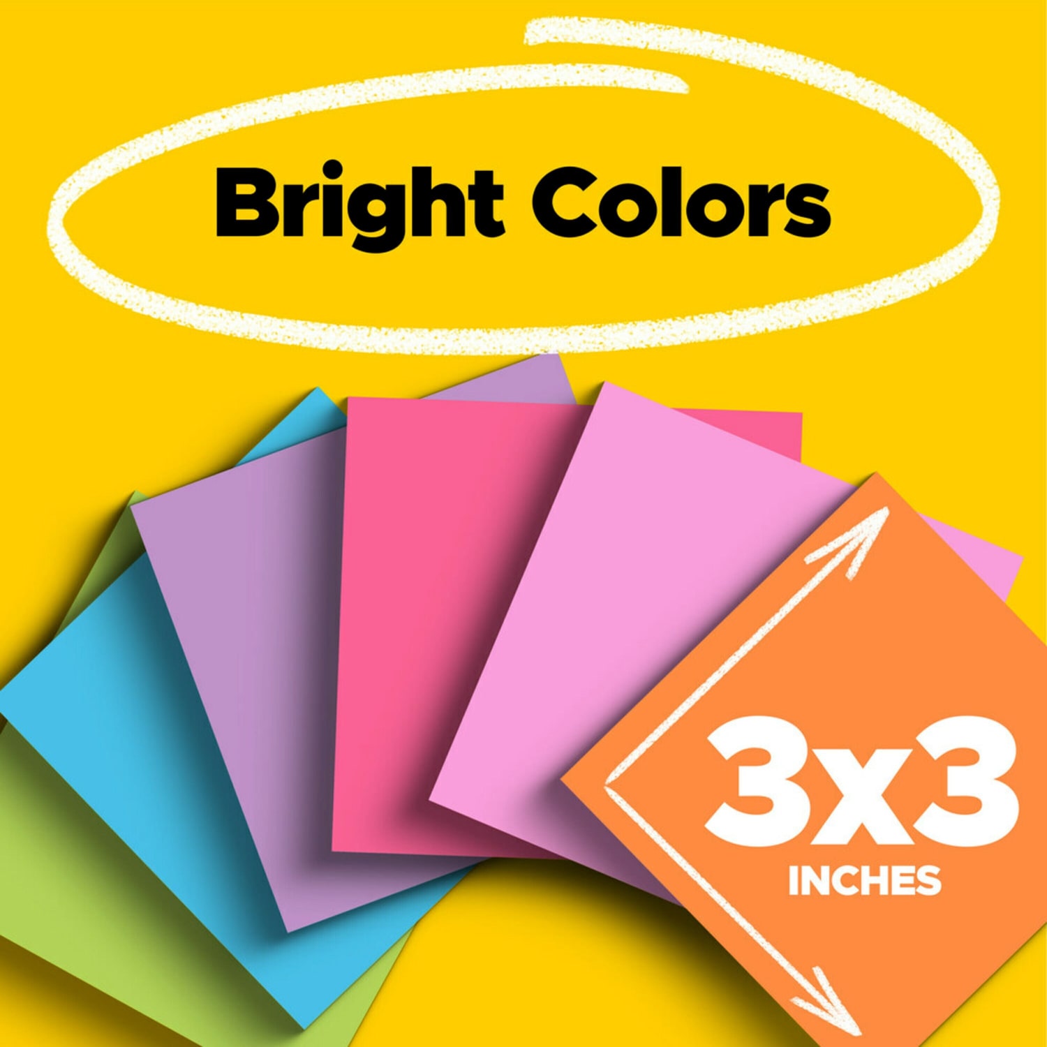 Post-it Super Sticky Notes, 24 Pads, 3 in x 3 in, 2x the Sticking Power, School Supplies and Office Products, Sticky Notes  - 65424SSBUS - Image 3