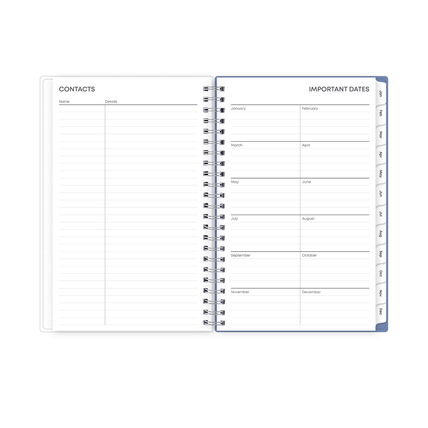 2027 Blue Sky Lindley Weekly/Monthly Planning Calendar, 5x8, 0%, Frosted PP, Jan-Dec, RY27 - Image 6