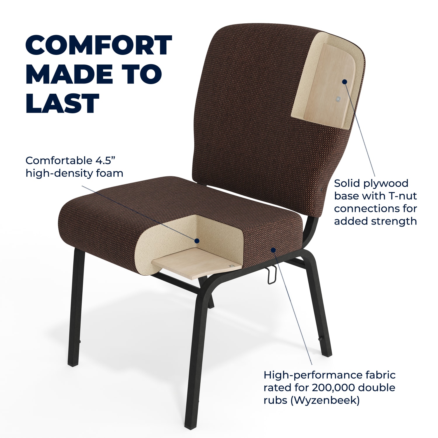 Flash Furniture Advantage Signature Elite Church Chair JavaBlack PopularChairscom Flash Furniture Advantage Signature Elite Church Chair JavaBlack PopularChairscom