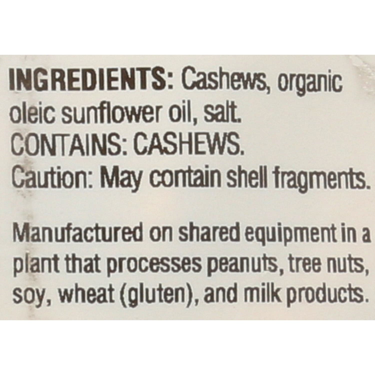 Woodstock Foods Non-GMO Roasted And Salted Whole Cashews, 6 Oz, Total Qty 8 - Image 3