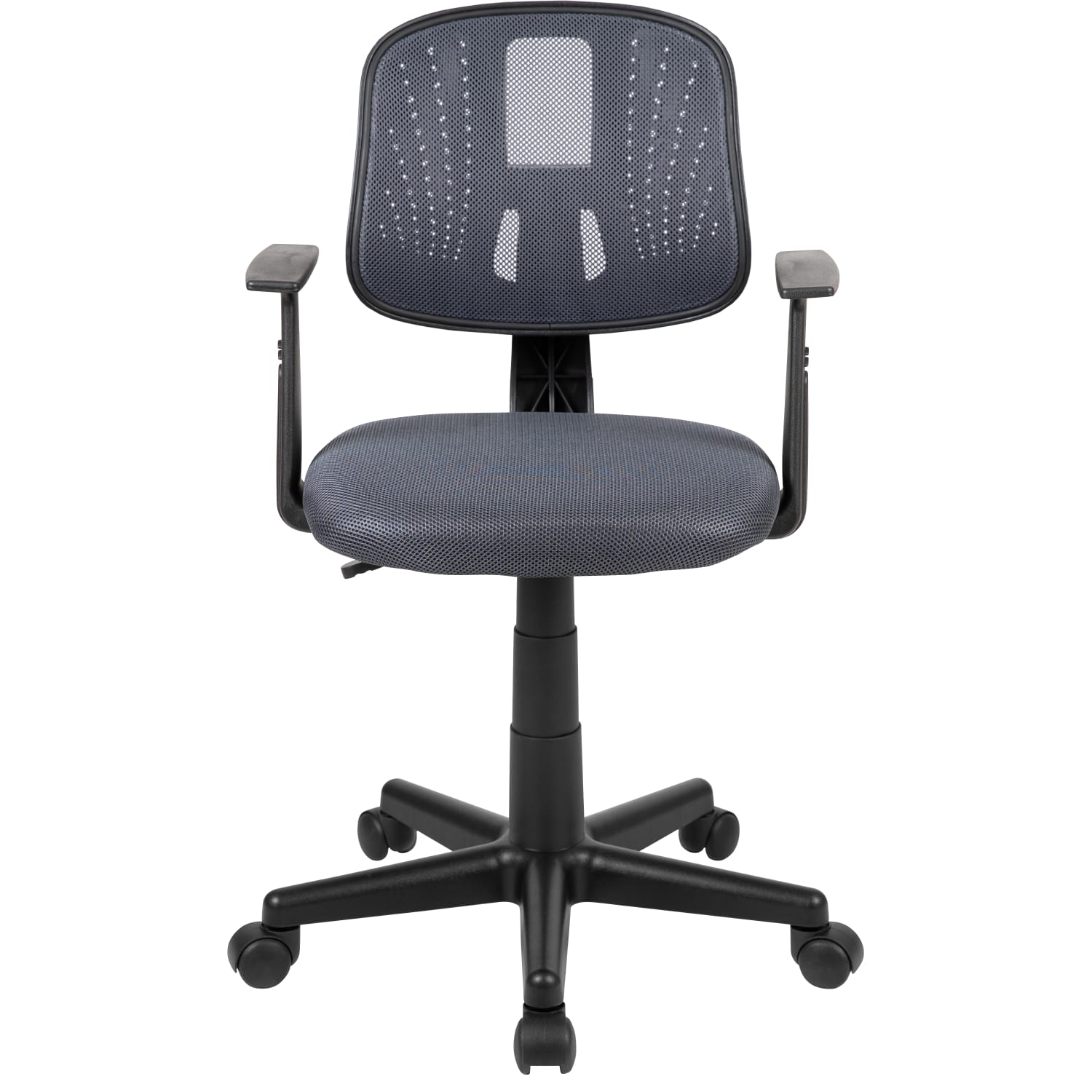 Flash Furniture Flash Fundamentals Mesh LowMid Back Task Chair Gray PopularChairscom