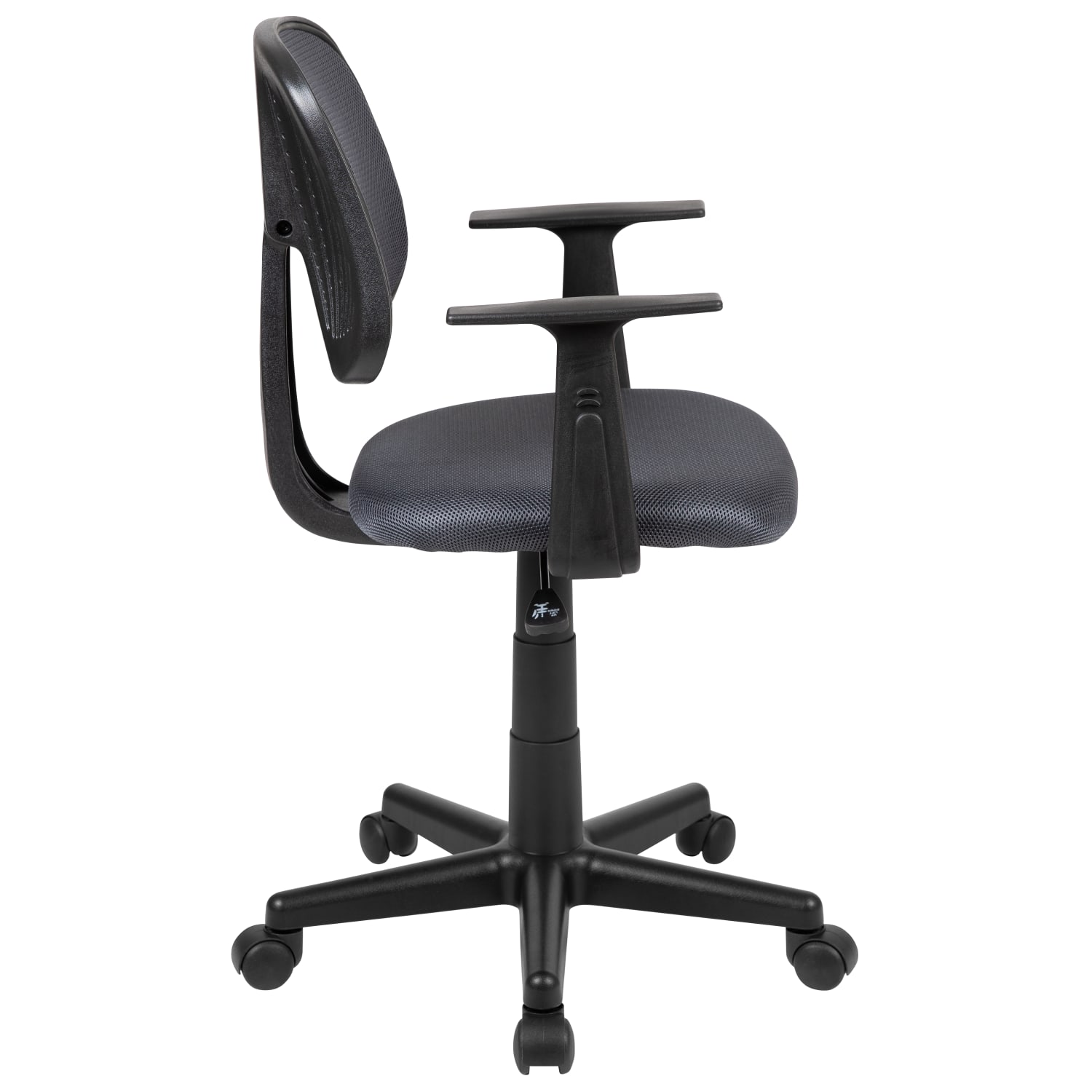 Flash Furniture Flash Fundamentals Mesh LowMid Back Task Chair Gray PopularChairscom