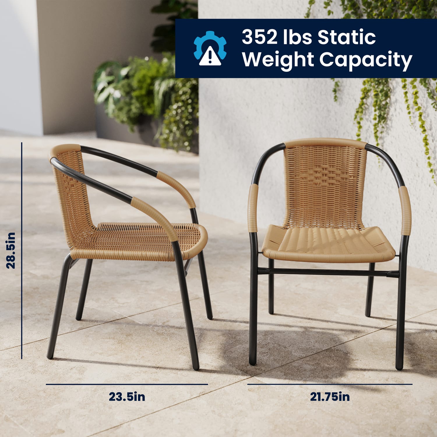 Flash Furniture Rattan IndoorOutdoor Restaurant Stack Chairs BeigeBlack Set Of 4 Chairs PopularChairscom Flash Furniture Rattan IndoorOutdoor Restaurant Stack Chairs BeigeBlack Set Of 4 Chairs PopularChairscom