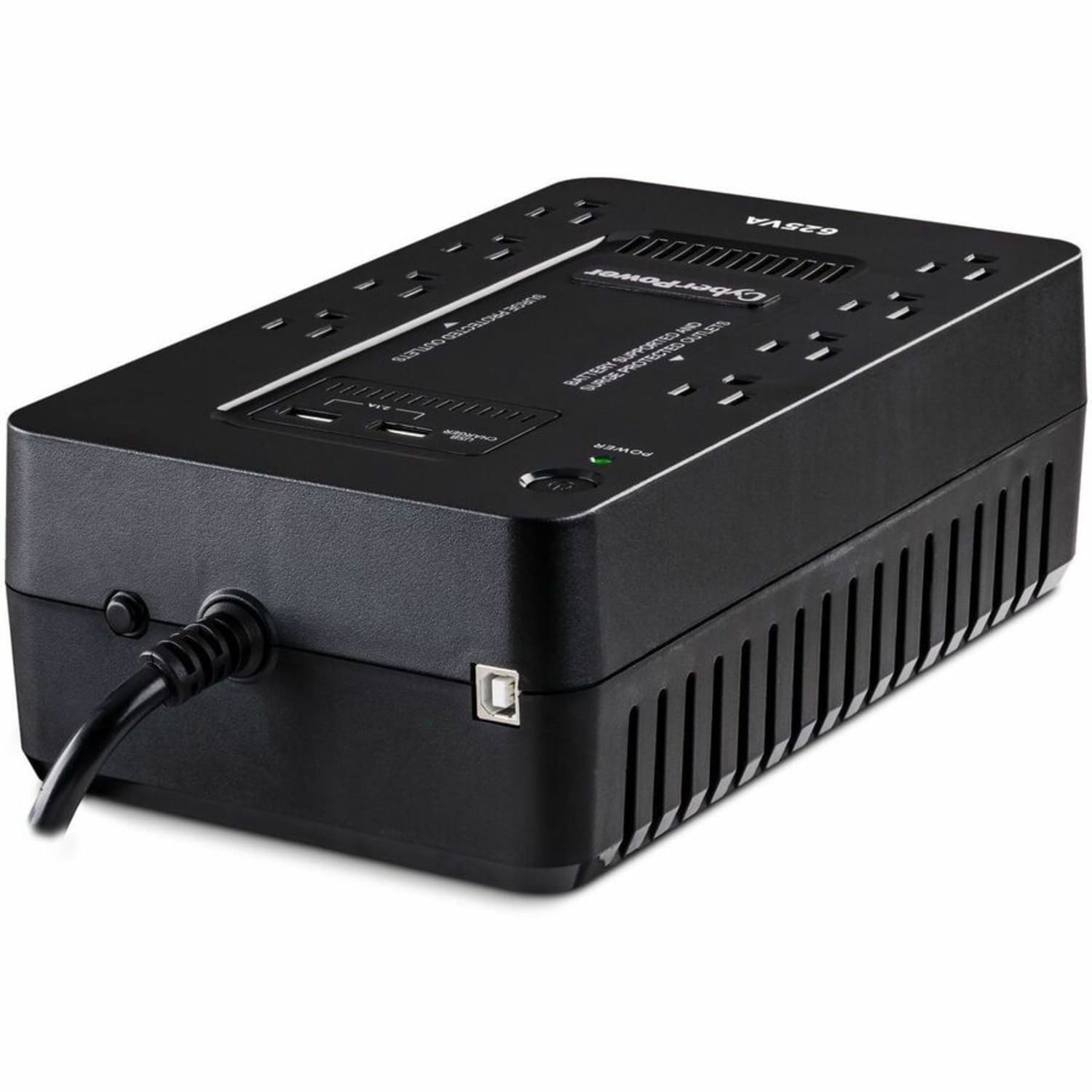 CyberPower ST625U Standby UPS Systems - 625VA/360W, 120 VAC, NEMA 5-15P, Compact, 8 Outlets, PowerPanel Personal, $100000 CEG, 3YR Warranty - Image 3