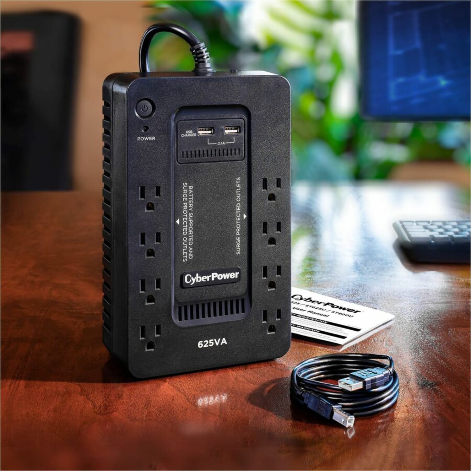 CyberPower ST625U Standby UPS Systems - 625VA/360W, 120 VAC, NEMA 5-15P, Compact, 8 Outlets, PowerPanel Personal, $100000 CEG, 3YR Warranty - Image 6