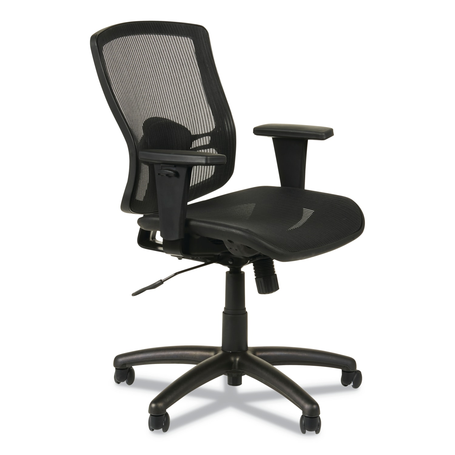 Alera Etros Series Mesh Mid Back Chair Black PopularChairscom