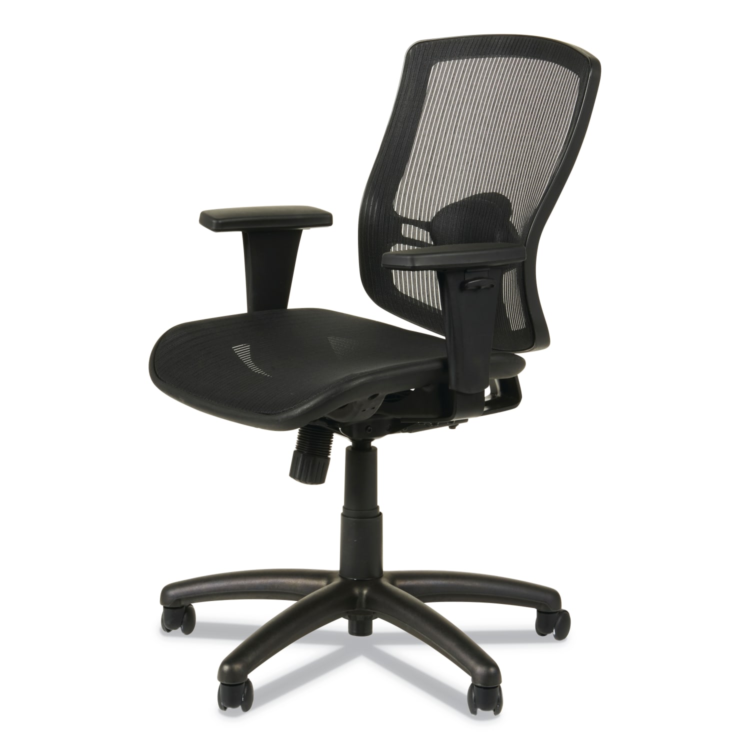 Alera Etros Series Mesh Mid Back Chair Black PopularChairscom
