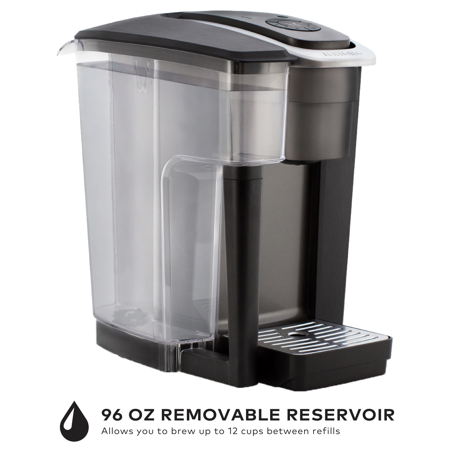 KeurigK-1550 Brewer, 96oz Reservoir, Single Serve K-Cup Pod Small Business Coffee Maker, Black - Image 6
