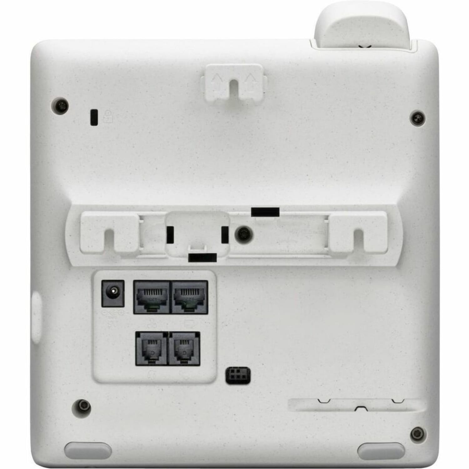Poly Edge E100 IP Phone - Corded - Corded - Desktop, Wall Mountable - Black - VoIP - 2 x Network (RJ-45) - PoE Ports - Image 3