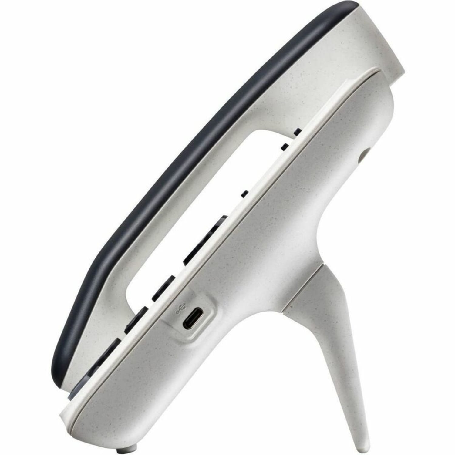 Poly Edge E100 IP Phone - Corded - Corded - Desktop, Wall Mountable - Black - VoIP - 2 x Network (RJ-45) - PoE Ports - Image 4