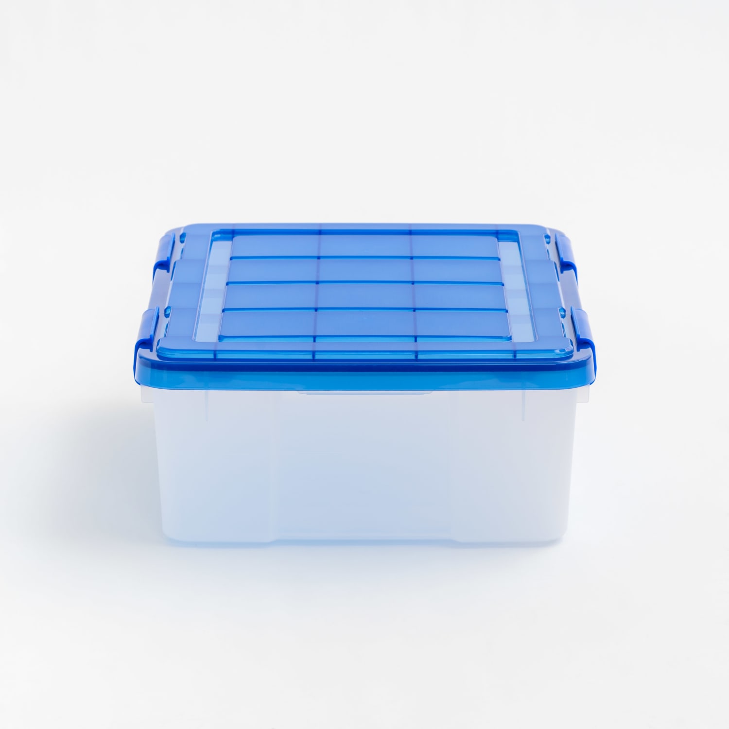 Iris Ultimate Weathertight Storage Boxes, 19-5/8inL x 16-3/16inW x 14-1/4inH, 26.5 Qt, Clear, Set Of 4 Boxes - Image 5