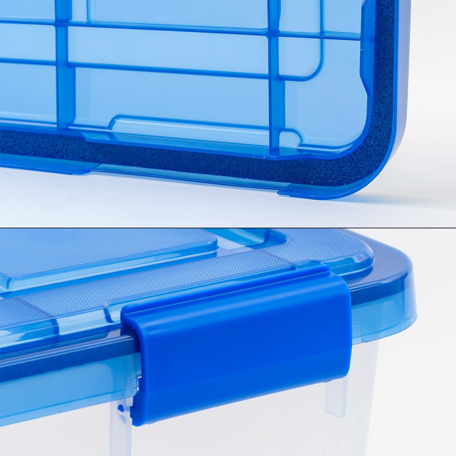 Iris Ultimate Weathertight Storage Boxes, 19-5/8inL x 16-3/16inW x 14-1/4inH, 26.5 Qt, Clear, Set Of 4 Boxes - Image 6