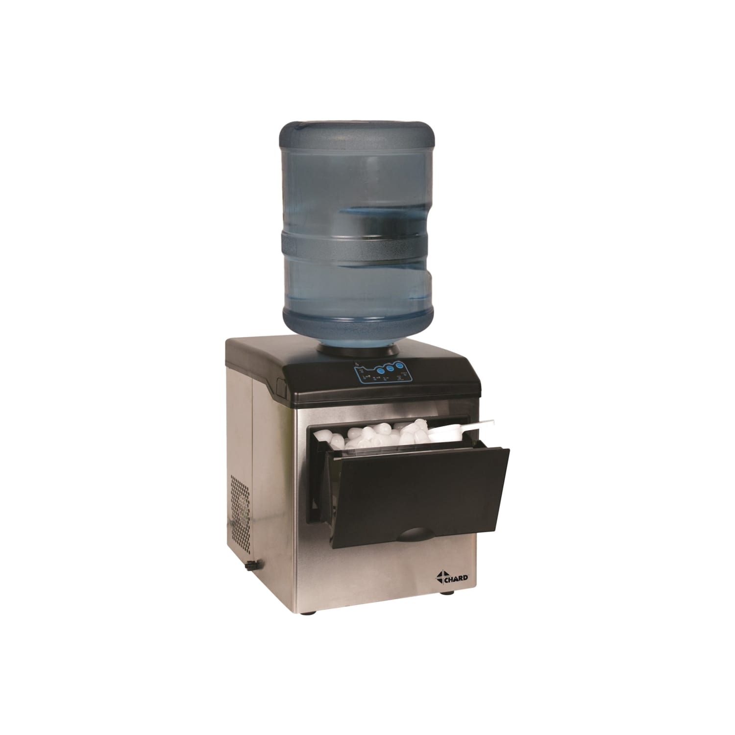 Chard Stainless Steel Ice Maker with Water Dispenser