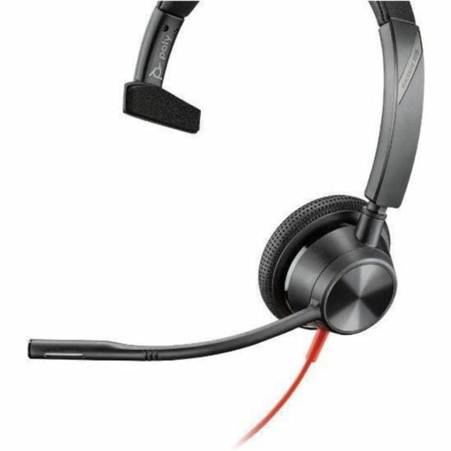 Poly Blackwire 3310 Monaural USB-C Headset + USBC/A Adapter - Mono - USB Type C, Mini-phone (3.5mm) - 8X215AA - Image 4