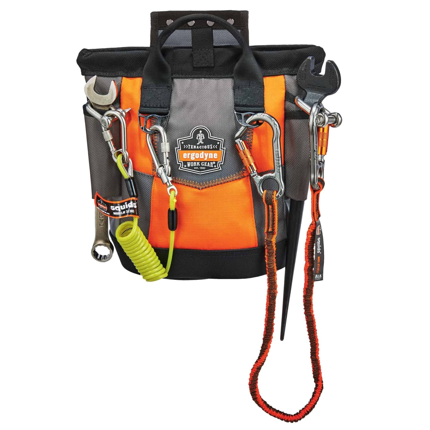 Ergodyne Arsenal 5527 Premium-Topped Tool Pouch, Hinge, Orange - Image 3