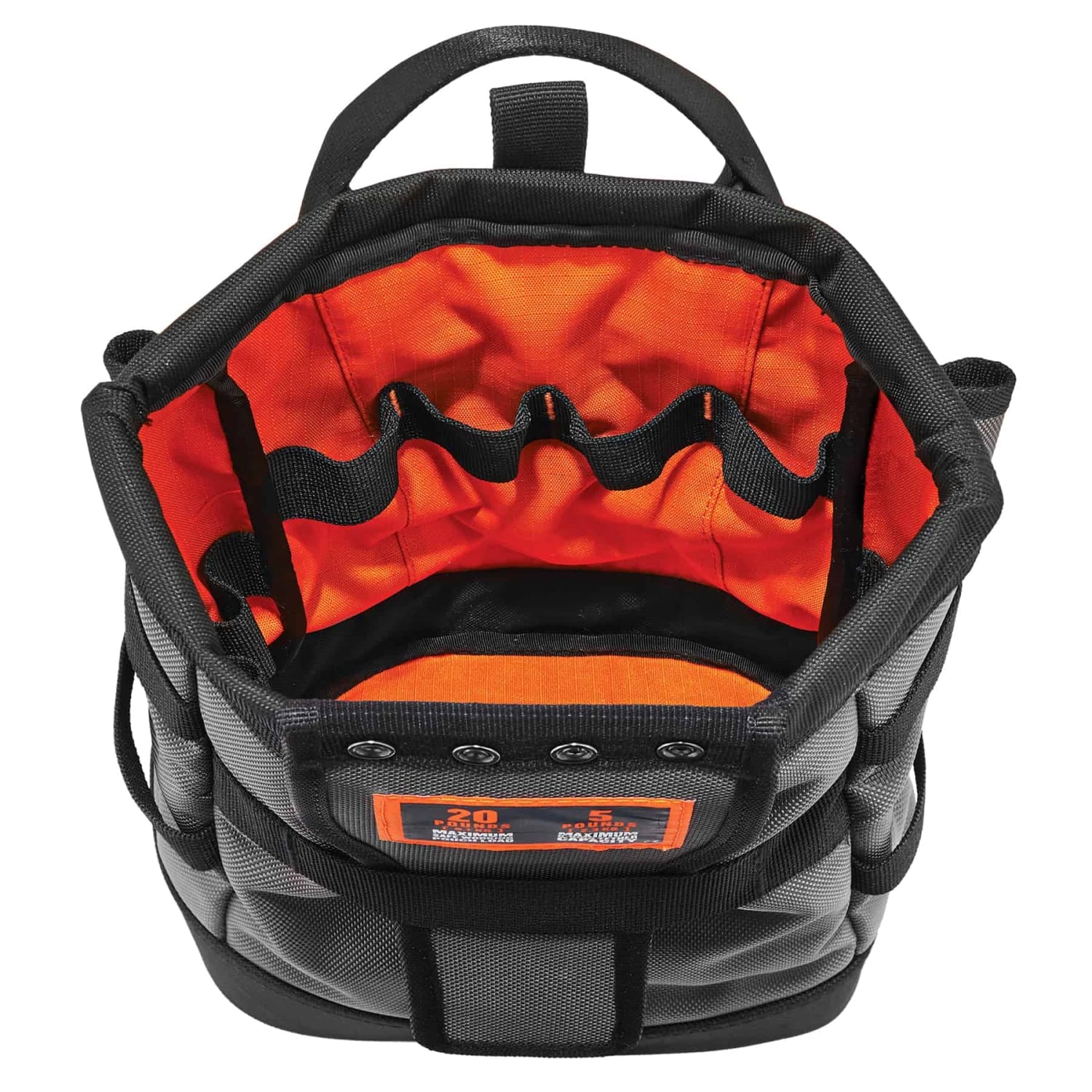 Ergodyne Arsenal 5527 Premium-Topped Tool Pouch, Hinge, Orange - Image 4