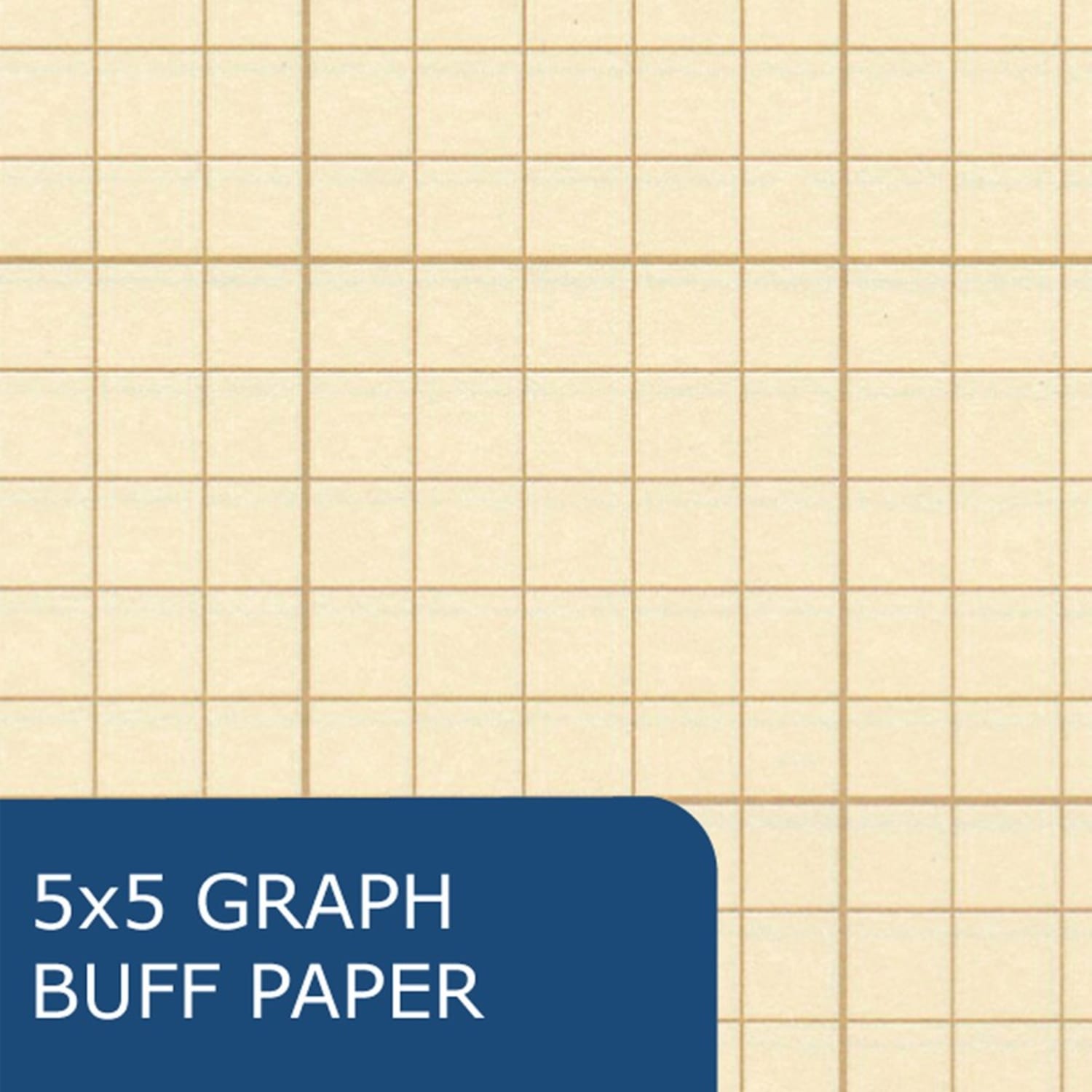 Roaring Spring 5x5 Grid Engineering Pad, 15# Buff, 3 Hole Punched, 8.5in x 11in 100 Sheets, Buff Paper - Image 5